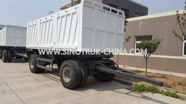 8 Wheels Van Full Heavy-duty ημι ρυμουλκά με το υψηλής αντοχής υλικό χάλυβα Q345