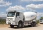 Βαρέων καθηκόντων φορτηγό απορρίψεων HOWO, φορτηγό 10 αναμικτών τσιμέντου ευρο- 2 400L δεξαμενή καυσίμων ροδών