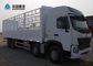 Βαρύ φορτηγό φορτίου Howo Sinotruk 8x4 50T A7 με το εμπορευματοκιβώτιο φορτίου μήκους 7M