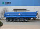 Υψηλής αντοχής χάλυβας CIMC ημι φορτηγό και ρυμουλκό 6 άξονες 120 τόνοι στο μπλε