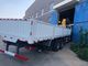 20 τόνου ευθύς βραχίονας γερανών Sinotruk Howo 8x4 τοποθετημένος φορτηγό