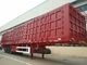 Steel Box Van Heavy-duty Semi ρυμουλκά ανώτατο ωφέλιμο φορτίο 12000*2500*3600mm 40 τόνου