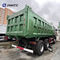 Πράσινα Tipper μεταλλείας απορρίψεων φορτηγά/βαριά δομή φορτηγών απορρίψεων με χαλύβδινο σκελετό