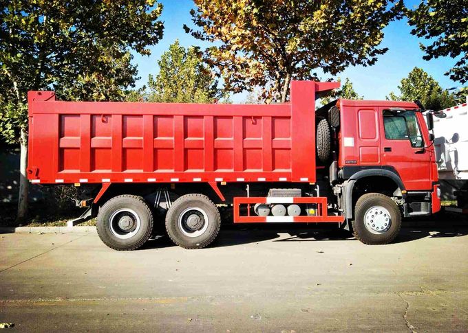 Sinotruk 6x4 371 βαρέων καθηκόντων φορτηγό απορρίψεων δύναμης αλόγων 25 τόνοι φορτηγών HOWO