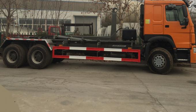 Μετακινούμενο φορτηγό διάθεσης απορριμάτων μεταφορών SINOTRUK HOWO 20-25 CBM