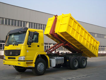 HOWO 6X4 κίτρινο χρώμα 290/336/371hp φορτηγών συλλογής απορριμάτων μεταφορών μετακινούμενο