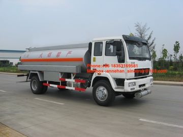 Ευρο- 140HP δεξαμενών ελαφριάς βενζίνης Sinotruk Howo7 ρυμουλκό δεξαμενών καυσίμων φορτηγών 5-6 CBM 4X2 LHD