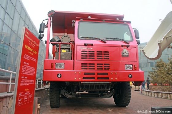 φορτηγό απορρίψεων Sinotruk 6x4 φορτηγών απορρίψεων μεταλλείας 371hp 70T νέο HOVA