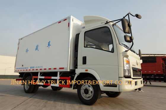 Ελαφρύ κατεψυγμένο δασμός φορτηγό Howo 4X2 5 τόνοι 60000kg 7 ΤΌΝΟΣ