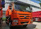 Από το δρόμο 20 Cbm πορτοκαλί Sinotruck φορτηγό απορρίψεων HOWO 6x4
