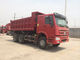 πρότυπο κόκκινο χρώμα Sinotruk Howo7 φορτηγών απορρίψεων 336hp 18M3 6x4 40T βαρέων καθηκόντων