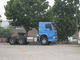 Καμπίνα χρώματος HW76 Bule πρωταρχική - φορτηγό 371hp 10 ρόδες 6x4 μετακινούμενων με το κλιματιστικό μηχάνημα
