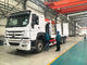 10 βαρύ φορτηγό 30-40T φορτίου Sinotruk Howo7 ροδών επίπεδης βάσης με τη σκάλα 6x4 Euro2 371hp