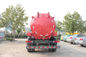 ικανότητα δεξαμενών φορτηγών 10M3 αναρρόφησης λυμάτων 4x2 Sinotruk Howo7 στο κόκκινο χρώμα