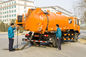 266 φορτηγά 6 πορτοκαλί σώμα 330m ³ αναρρόφησης λυμάτων HP δεξαμενών φορτηγών διάθεσης αποβλήτων ροδών
