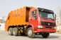 6X4 φορτηγό συμπιεστών απορριμάτων χάλυβα ασφάλειας με τη μεγάλη ικανότητα φόρτωσης 16m3