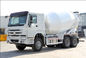 12cbm υψηλή αντίσταση σύγκρουσης φορτηγών αναμικτών τσιμέντου βυτιοφόρων με το υδραυλικό σύστημα