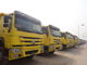 Κίτρινο φορτηγό απορρίψεων 371hp 20M3 RHD Sinotruk Howo 6x4 για 40-50 τόνους φορτίων