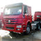 Η κόκκινη ρυμούλκηση SINOTRUK HOWO/το πρωταρχικό φορτηγό RHD 10 τρακτέρ κυλά 371 HP ZZ4257S3241W