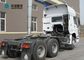 SINOTRUK HOWO 6X4 371HP πρωταρχικό - επικεφαλής φορτηγό τρακτέρ φορτηγών μετακινούμενων με 2 αποθήκες