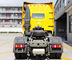 Κίτρινα χρώματος Sinotruk 4x2 Howo τρακτέρ πρότυπα εκπομπής φορτηγών 290hp ευρο- ΙΙ