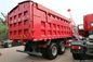 Tipper άμμου SINOTRUK SWZ 8x4 φορτηγό ειδικό στους μπροστινούς άξονες κόκκινου χρώματος HF12 για 55 τόνο
