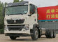 Άσπρο φορτηγό 290HP HF7 φορτίου χρώματος SINOTRUK HOWO 6X4 βαρύ/μπροστινοί άξονες 40Ton HF9