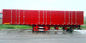 Κόκκινο 3 βαρέων καθηκόντων ημι ρυμουλκά Steel Box Van Trailer αξόνων 40 βαρέων καθηκόντων ημι ρυμουλκά ωφέλιμων φορτίων τόνου ανώτατα