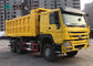 Κίτρινα 50t φορτώνουν το βαρέων καθηκόντων φορτηγό απορρίψεων 75km/Χ
