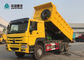 Κίτρινα 50t φορτώνουν το βαρέων καθηκόντων φορτηγό απορρίψεων 75km/Χ