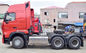 Χειρωνακτική πρωταρχική - φορτηγό τρακτέρ μετακινούμενων με 351 - 450hp ισχυρή ιπποδύναμη Howo 6x4