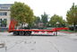 13T τρία χαμηλός εξοπλισμός ρυμουλκών κρεβατιών αξόνων, ημι κόκκινο χρώμα φορτηγών ρυμουλκών