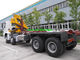 τοποθετημένος φορτηγό γερανός Sinotruk Howo7 κιβωτίων φορτίου 10T 6500mm