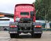 Κόκκινος ημι πρωταρχικός Sinotruk Howo 6x4 - φορτηγό 10 μετακινούμενων φορτηγό τρακτέρ πολυασχόλων