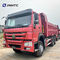 Κόκκινο Euro2 ορυχείο 336hp 60ton φορτηγών απορρίψεων μεταλλείας Sinotruk HOWO 6x4 ορυκτό