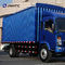HOWO 4x2 ελαφρύ φορτίο Box Wagon Van Truck μεταφορών φορτηγών καθήκοντος εμπορικό