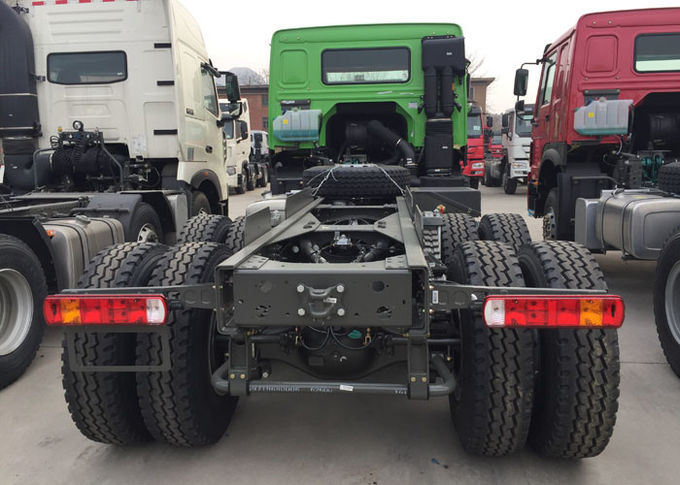 Πράσινο όχημα φορτηγών πλαισίων SINOTRUK HOWO ZZ1257N4341W φορτηγών φορτίου Dropside