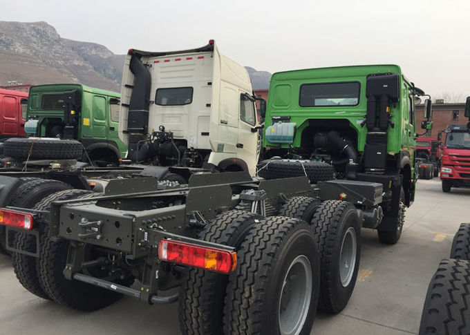 Πράσινο όχημα φορτηγών πλαισίων SINOTRUK HOWO ZZ1257N4341W φορτηγών φορτίου Dropside